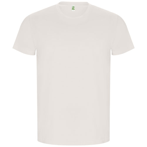 T-shirt publicitaire coton bio 170g homme Golden Blanc vintage